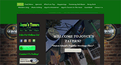 Desktop Screenshot of joycestavern.com